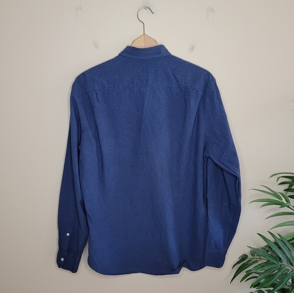 J. Crew Mercantile | Navy Blue Flex Button Down Shirt - Picture 2 of 4